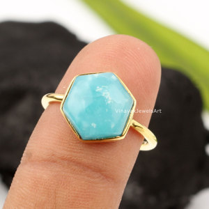 Belle lunette en malachite naturelle ovale 8x10mm bague en argent sterling 925 plaqué or avec pierres précieuses pour la fête de mariage des femmes - Product Image 1
