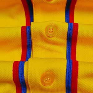 Jersey de Béisbol Personalizado OEM/ODM con Botones Completos, Hecho con Tela de Malla Bird Eye, con Nombre y Número Personalizados, Uniforme de Béisbol Personalizado - Product Image 6
