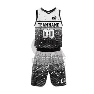 Uniforme de Entrenamiento de Baloncesto de Nuevo Diseño, 100% Poliéster, Transpirable, de Secado Rápido, Antibacteriano, Precio Bajo, Servicio OEM, Alta Calidad - Product Image 2