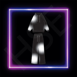 Conjunto Deportivo Personalizado para Hombre, Sudadera con Capucha y Cremallera, Conjunto Deportivo para Hombre de Algodón Grueso con Lavado Ácido - Product Image 2