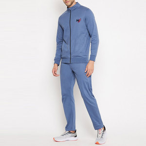 Chándales de hombre con logotipo personalizado superventas de dos piezas con mangas largas de diseño sólido y transpirable para el invierno - Product Image 2