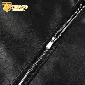 Venta al por mayor de chaqueta de cuero de invierno por encargo de los hombres de alta calidad con cierre de cremallera y patrón de camuflaje estilo formal - Product Image 5