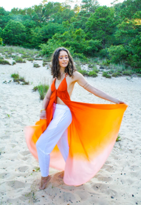 Approvisionnement d'usine robes en coton décontractées pour femmes personnalisable été lâche col en v sans manches robe à volants parole longueur tissé - Product Image 5