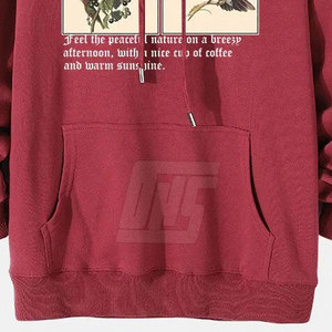 เสื้อฮู้ดดี้สกรีนลายผู้ชาย พิมพ์โลโก้ตามสั่ง เนื้อผ้านุ่ม สวมใส่สบาย สไตล์ลำลอง เสื้อฮู้ดดี้สกรีนลาย - Product Image 4