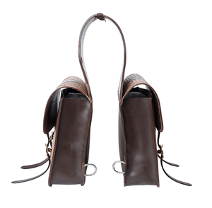 Sacs de selle de saut équestre en cuir véritable de haute qualité usinés à la main vêtements d'équitation occidentale pour chevaux - Product Image 5