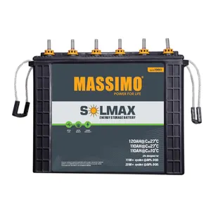 值得信赖的经销商广泛销售MASSIMO铅酸电池120AH 12 v家用电器储能电池
