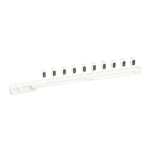 Per SCHNEIDER ELECTRIC Linergy TR Clip-In: Striscia Simbolica Tipo Carattere B (Confezione da 10) per Accessori di Cablaggio - Product Image 1