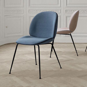 GCFC011-Living Room Chair with High <b>Footrest</b> Fabric Cushion and Iron Frame - Product Image 2