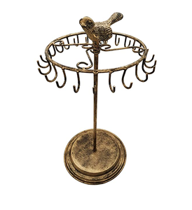 Bijoux faits à la main présentoir en laiton forme ronde conception mordante trous boucles d'oreilles bijoux présentoir meilleure vente - Product Image 6