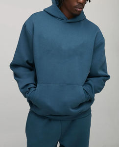 Conjunto de Sudadera con Capucha y Pantalones Deportivos para Hombre |   Chándal Ecológico de Algodón 100% de Peso Pesado |   Logotipo Personalizado OEM, Gran Venta - Product Image 4