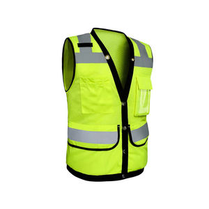 Chaleco de Seguridad de Alta Visibilidad al por Mayor, Chaleco de Seguridad Reflectante para Topógrafos, Chaleco de Seguridad para Correr - Product Image 4