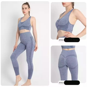 Leggings de yoga de gymnastique pour femmes taille XL Spandex Scrunch Butt Lift dos en V écologique respirant sans couture impression 180g - Product Image 3