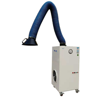 Purificateur de fumée portable et extracteur de fumée de soudage 3 HP 1650 CFM Débit d'air 0,3 µm Filtration certifiée CE
