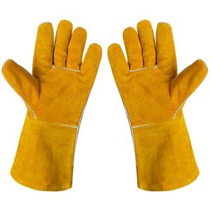 Gants de soudage en Kevlar résistants à la chaleur Manchette droite de 16 pouces antidérapante Service OEM Meilleure vente - Product Image 2