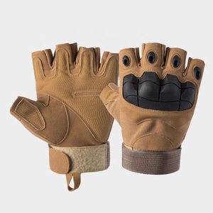 Gants unisexes en microfibre à demi-doigts, antidérapants, avec fermeture à boucle, pour les sports de plein air, la remise en forme, la musculation, la musculation, la salle de sport - Product Image 1