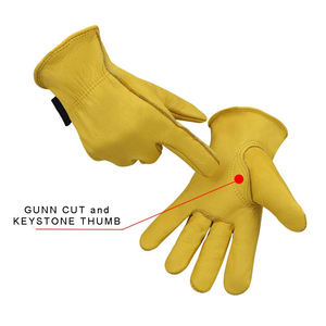 High Quality Professional Heavy Duty Work Mechanic <b>Gloves</b> With Fabric <b>Anti</b> <b>Cut</b> Work <b>Gloves</b> - Product Image 3