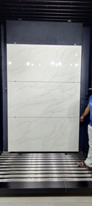 Azulejos de suelo vitrificados esmaltados de porcelana antideslizante antibacteriana de 800x1600mm de Europa moderna grado AAA para Interior de habitación - Product Image 3