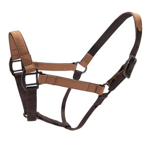 Cabestro para Caballo de Cuero/Nylon de Primera Calidad, con Narigueña Acolchada Suave, Herrajes Resistentes al Óxido, Duradero, Cómodo y Profesional - Product Image 1