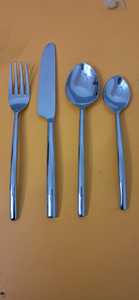 Service de couverts en acier inoxydable finition dorée artisanat élégant qui ajoute de la brillance aux tables à manger - Product Image 6