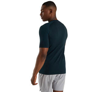 เสื้อยืดคอกลมทรงสลิมฟิตเสื้อยืดผ้านุ่มพิเศษสามชั้นสำหรับยิมฟิตเนสโยคะเสื้อยืดสำหรับทุกเพศ - Product Image 2