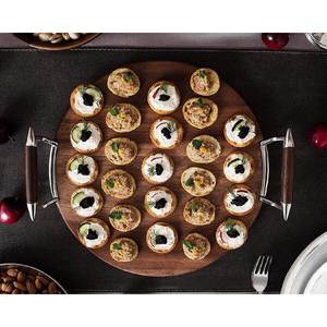 Planche à fromage en bois tendance avec poignée multi-usage nouveau parfait pour la maison et le restaurant ustensiles de cuisine en acier inoxydable en gros - Product Image 3