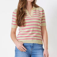 T-shirt Femme Tricoté Col Rond en Coton et Spandex Mélangé Respirant Écologique Brodé Décontracté Été Bangladesh Vente en Gros