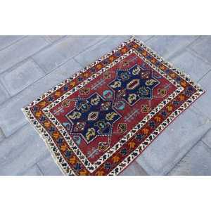 พรมขนาด 2.8x3.7 ฟุต, พรมตุรกีขนาดเล็ก, พรมลายพรางสีแดง - Product Image 3