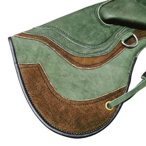 Guantes de piel de vaca de halcón de cetrería hechos a medida, gran oferta de servicio OEM, guantes y equipo de piel de vaca de cetrería de 2 capas - Product Image 4