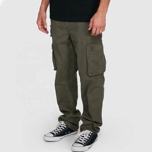 Pantalon cargo pour homme avec logo personnalisé, confortable, respirant, en coton, six poches, multi-poches de haute qualité, pantalon d'extérieur - Product Image 2