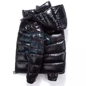 Fashion Mens Winter Jacket Puffer Style Quilted Hooded <b>Bubble</b> <b>Coat</b> Cotton Down Warm Closure Custom OEM Wholesale Outerwear - Product Image 5