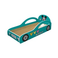 Cadre de lit pour enfant en bois massif, taille simple, mobilier de chambre d'enfant, design moderne