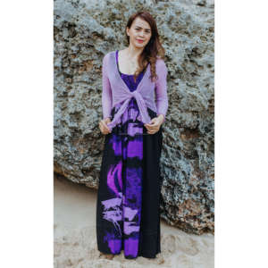 เสื้อคาร์ดิแกน E3009สตรีขนาดฟรีไซส์เสื้อสไตล์บาหลีผ้ายืดเสื้อปอนโชแบบยักไหล่สำหรับสหราชอาณาจักรสหรัฐอเมริกา - Product Image 3