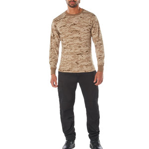 Sudadera Vintage de Camuflaje para Hombre, Cuello Redondo, Manga Larga, Felpa, Informal, para Deportes al Aire Libre - Product Image 1