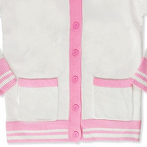 สเวตเตอร์ถักคอตตอนสำหรับผู้หญิงชุดเป็นพี่น้องกันใหม่ตกแต่งด้วยกระดุมสำหรับฤดูหนาวโลโก้ตามสั่ง - Product Image 3