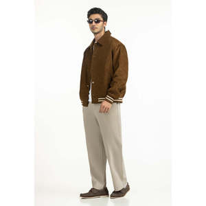 Chaquetas Casuales de Cuero Genuino para Otoño, Reversibles con Corduroy, Impermeables, Bordadas, MN-JKT-WS25-112, Corte Regular - Product Image 4