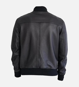 Veste en cuir décontractée pour hommes en gros pakistanais avec toile nouvelle veste de ceinture latérale de conception OEM de moto - Product Image 4