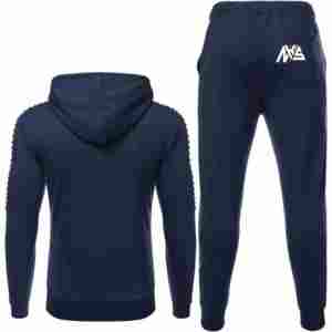 Chándal de entrenamiento ajustado para hombre con logotipo personalizado de alta calidad, ropa de calle informal, conjunto de chándal y pantalones de chándal para gimnasio, venta al por mayor - Product Image 3