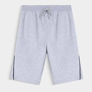 Short d'été de haute qualité pour hommes brodé motif solide coton respirant taille moyenne fermeture à cordon confortable élégant - Product Image 4