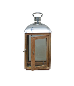 Linterna de alta calidad para el hogar, decoraciones decorativas para bodas, linterna clásica de madera y Metal, proveedor de fabricante al por mayor - Product Image 2