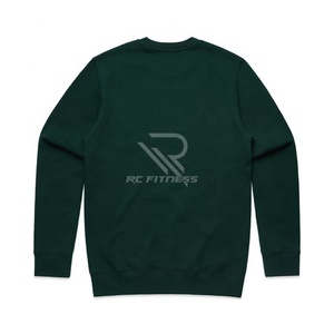 เสื้อสเวตเชิ้ตคอกลมผ้าฝ้ายสั่งทำขายส่ง พร้อมพิมพ์โลโก้ เสื้อฮู้ดดี้ผู้ชายสีพื้น - Product Image 2