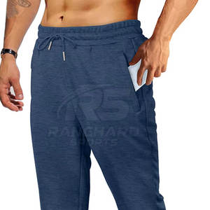 Pantalons de survêtement tendance pour hommes en polyester et coton, pantalons décontractés pour la course à pied, pantalons de survêtement durables en polyester et coton pour hommes - Product Image 5
