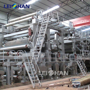 하루 10 톤 점보 롤 종이 만들기 기계 공예 종이 생산 라인 크래프트 종이 제조 기계 - Product Image 2