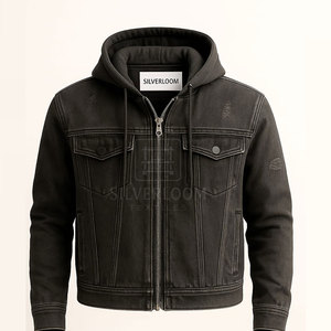 Chaqueta de invierno informal con capucha y cremallera para hombre con bolsillos delanteros prendas de vestir exteriores de moda para Otoño e Invierno - Product Image 5