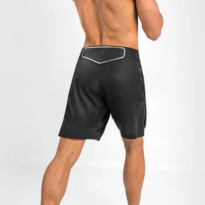 Pantalones Cortos para Hombre 2026, Color Negro Liso, con Logotipo 3D Personalizado por Sublimación, Estilo Premium, Precio Bajo - Product Image 3