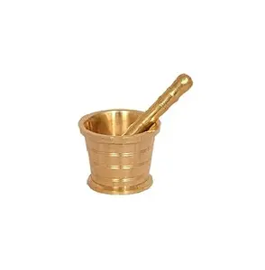 2024 Hot selling New Arrival Pure Metal Mortar and Pestle Set Spice Grinder Mixer for Kitchen Tools and Gadgets