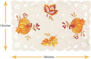 Tapis napperons cuisine napperon caboteur coton lin broderie Pad plat tasse à café tapis de Table décor à la maison OEM - Product Image 4