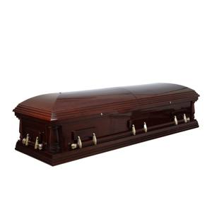 Fábrica de ataúdes y ataúdes de alta calidad de madera natural OEM ODM Servicio Suministros funerarios Mejor precio Fabricante de Vietnam - Product Image 1