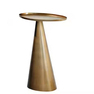 Mobilier décoratif Table basse moderne de luxe Chambre à coucher Salon Petite table d'appoint 2025 Tendances Table d'appoint noire en bois massif - Product Image 4