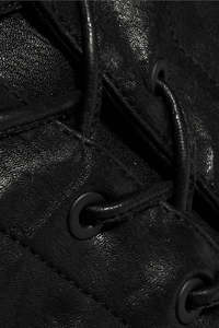 Cremallera Fly Color Borgoña Longitud completa Casual Moda Pantalones largos de cuero Pantalones para mujeres de alta calidad ronpex - Product Image 4