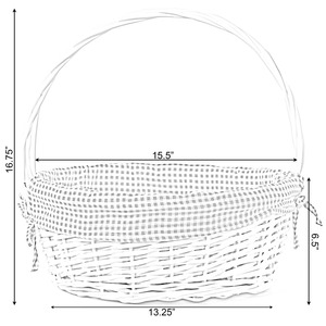 Panier décoratif en osier Wheeler, panier de rangement fait main, vente en gros, écologique, fabriqué au Vietnam - Product Image 2